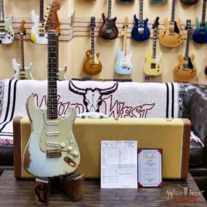 Fender Custom Shop Dale Wilson Masterbuilt 1962 Stratocaster Hand-Wound Pickups Brazilian Rosewood Fingerboard Relic Sonic Blue 7.25 LBS (US Only / No International Shipping) - Image 6
