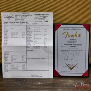 Fender Custom Shop Dale Wilson Masterbuilt 1961 Stratocaster Hardtail Brazilian Rosewood Fingerboard Relic Vintage White 6.50 LBS (US Only / No International Shipping) - Image 15