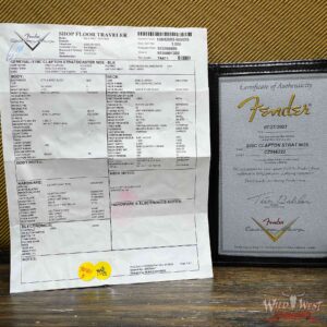 Fender Custom Shop Eric Clapton Signature Stratocaster Maple Fingerboard NOS Black 8.05 LBS - Image 11