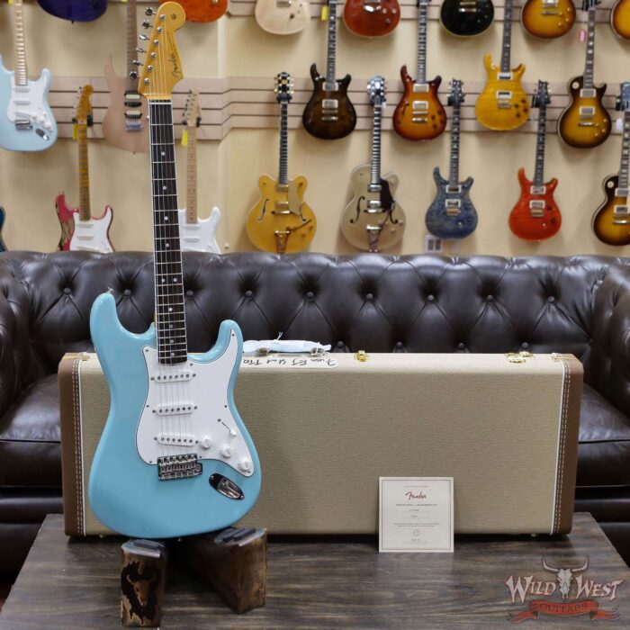 Fender USA Eric Johnson Stratocaster Rosewood Fingerboard Tropical Turquoise - Image 6