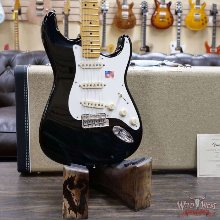 Fender USA Eric Johnson Stratocaster Maple Fingerboard Black - Image 7
