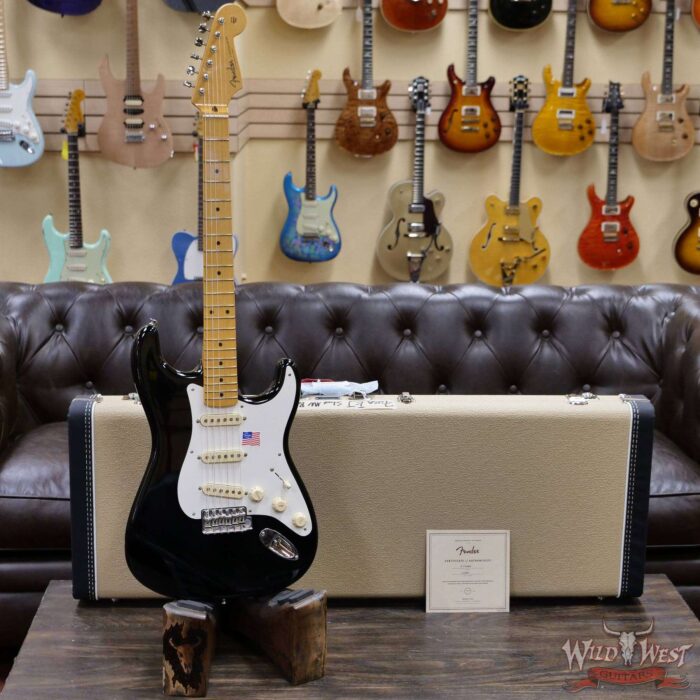 Fender USA Eric Johnson Stratocaster Maple Fingerboard Black (Blemish) - Image 5