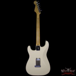 Fender USA Eric Johnson Signature Stratocaster Thinline Semi-Hollow Body Maple Neck Vintage White - Image 7