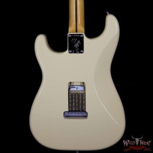 Fender USA Eric Johnson Signature Stratocaster Thinline Semi-Hollow Body Maple Neck Vintage White - Image 4