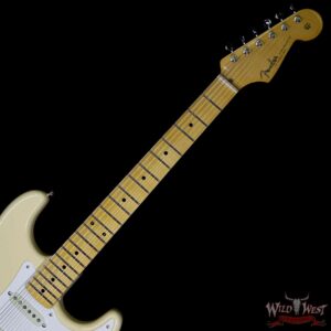 Fender USA Eric Johnson Signature Stratocaster Thinline Semi-Hollow Body Maple Neck Vintage White - Image 9
