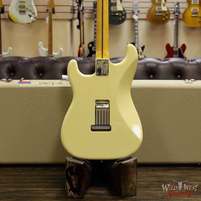 Fender USA Eric Johnson Signature Stratocaster Thinline Semi-Hollow Body Maple Neck Vintage White - Image 15