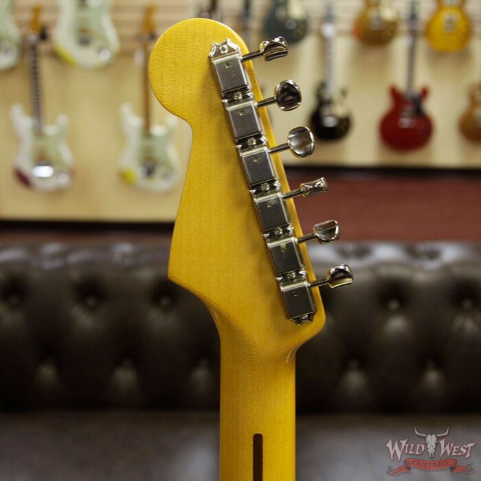 Fender USA Eric Johnson Signature Stratocaster Thinline Semi-Hollow Body Maple Neck Vintage White - Image 14