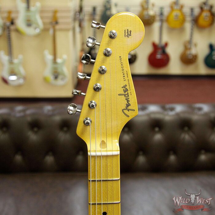 Fender USA Eric Johnson Signature Stratocaster Thinline Semi-Hollow Body Maple Neck Vintage White - Image 10