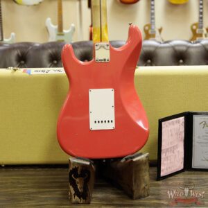 Fender Custom Shop 1957 Stratocaster Maple Neck Journeyman Relic with Dirty Neck Fiesta Red - Image 14