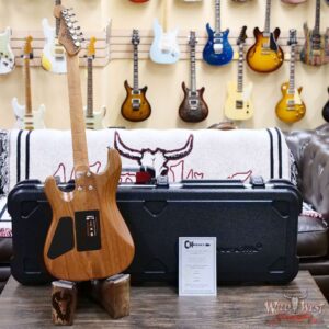 Charvel Custom Shop Guthrie Govan USA Signature HSH Caramelized Ash Body Caramelized Flame Maple Fingerboard Natural 7.30 LBS - Image 9