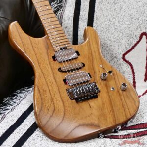 Charvel Custom Shop Guthrie Govan USA Signature HSH Caramelized Ash Body Caramelized Flame Maple Fingerboard Natural 7.30 LBS - Image 7