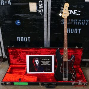 Jim Root Collection Custom Modified 1999 Fender Fender Hot Rodded Precision Bass P-Bass Black - Image 6