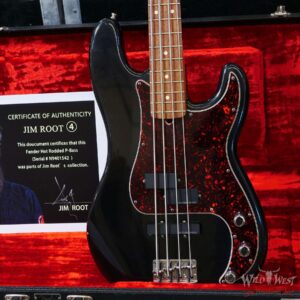 Jim Root Collection Custom Modified 1999 Fender Fender Hot Rodded Precision Bass P-Bass Black - Image 8