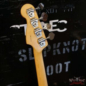 Jim Root Collection Custom Modified 1999 Fender Fender Hot Rodded Precision Bass P-Bass Black - Image 10