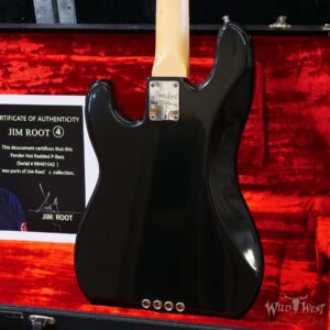 Jim Root Collection Custom Modified 1999 Fender Fender Hot Rodded Precision Bass P-Bass Black - Image 11