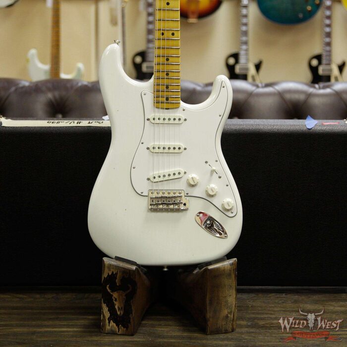Fender Custom Shop Jimi Hendrix Voodoo Child Signature Stratocaster Journeyman Relic Olympic White - Image 12