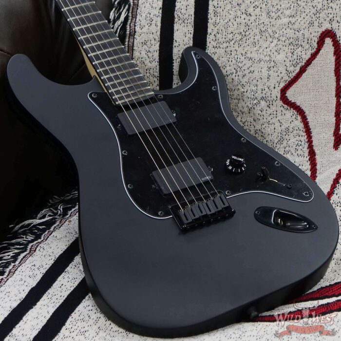 Fender USA Jim Root Stratocaster Ebony Fingerboard Flat Black - Image 6