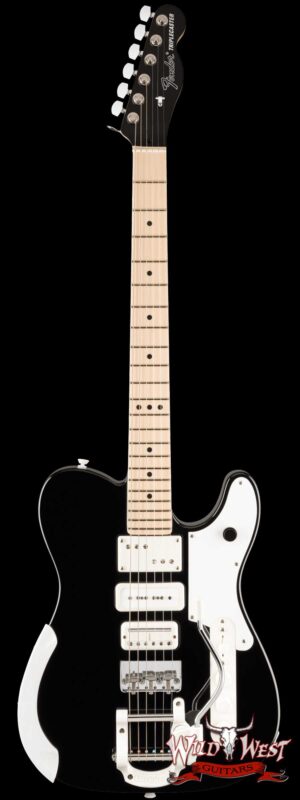 Fender Jack White Triplecaster Telecaster Maple Fingerboard Black 7.30 LBS