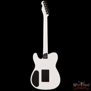 Fender Jack White Triplesonic™ Acoustasonic® Telecaster Maple Fingerboard Satin Arctic White with Black Top 5.40 lbs - Image 4