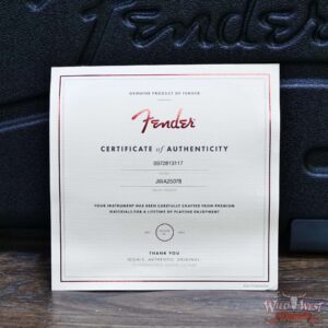 Fender Jack White Triplesonic™ Acoustasonic® Telecaster Maple Fingerboard Satin Arctic White with Black Top 5.40 lbs - Image 11