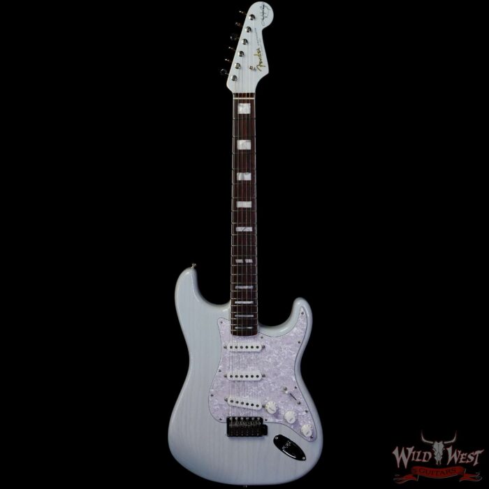 Fender Kenny Wayne Shepherd Stratocaster Rosewood Fingerboard Transparent Faded Sonic Blue - Image 3