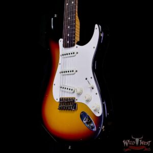 Fender Custom Shop Kyle McMillin Masterbuilt 1959 Trans Stratocaster AAA Flame Maple Neck Journeyman Relic 3 Tone Sunburst 7.30 LBS - Image 2