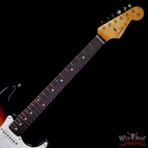 Fender Custom Shop Kyle McMillin Masterbuilt 1959 Trans Stratocaster AAA Flame Maple Neck Journeyman Relic 3 Tone Sunburst 7.30 LBS - Image 4