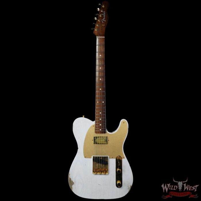 Fender Custom Shop Kyle McMillin Masterbuilt 1959 HS Telecaster Brazilian Rosewood Neck Relic White Blonde 7.15 LBS (US Only / No International Shipping) - Image 3