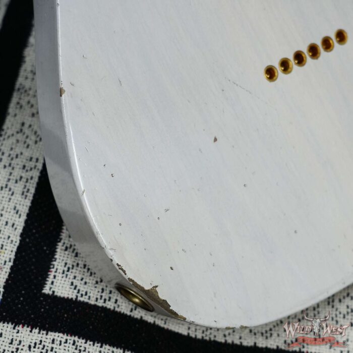 Fender Custom Shop Kyle McMillin Masterbuilt 1959 HS Telecaster Brazilian Rosewood Neck Relic White Blonde 7.15 LBS (US Only / No International Shipping) - Image 14