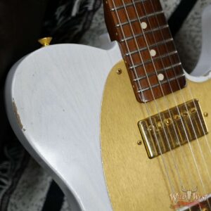 Fender Custom Shop Kyle McMillin Masterbuilt 1959 HS Telecaster Brazilian Rosewood Neck Relic White Blonde 7.15 LBS (US Only / No International Shipping) - Image 9