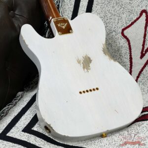 Fender Custom Shop Kyle McMillin Masterbuilt 1959 HS Telecaster Brazilian Rosewood Neck Relic White Blonde 7.15 LBS (US Only / No International Shipping) - Image 13