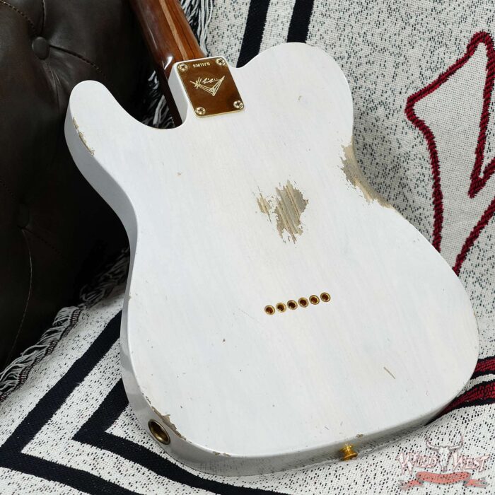 Fender Custom Shop Kyle McMillin Masterbuilt 1959 HS Telecaster Brazilian Rosewood Neck Relic White Blonde 7.15 LBS (US Only / No International Shipping) - Image 13