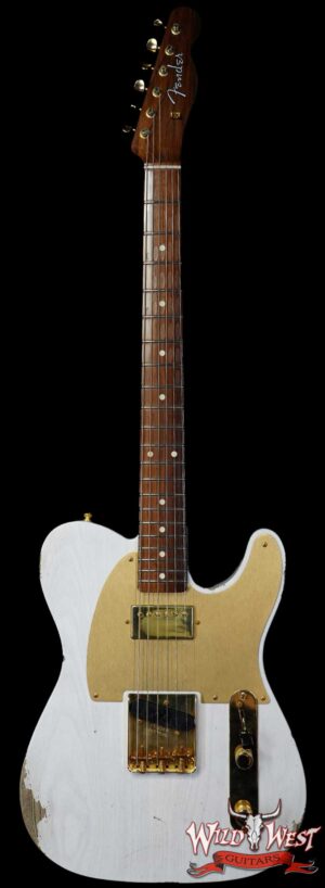 Fender Custom Shop Kyle McMillin Masterbuilt 1959 HS Telecaster Brazilian Rosewood Neck Relic White Blonde 7.15 LBS (US Only / No International Shipping)