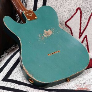Fender Custom Shop Kyle McMillin Masterbuilt 1959 HS Telecaster Brazilian Rosewood Neck Relic Sherwood Green Metallic 7.15 LBS (US Only / No International Shipping) - Image 13