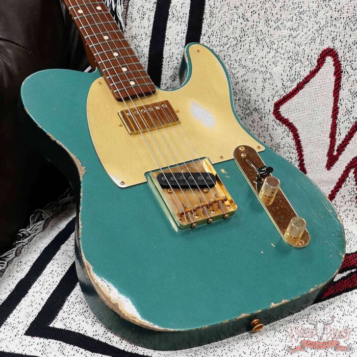 Fender Custom Shop Kyle McMillin Masterbuilt 1959 HS Telecaster Brazilian Rosewood Neck Relic Sherwood Green Metallic 7.15 LBS (US Only / No International Shipping) - Image 8