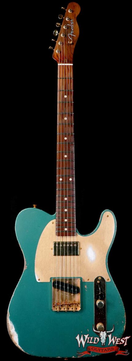 Fender Custom Shop Kyle McMillin Masterbuilt 1959 HS Telecaster Brazilian Rosewood Neck Relic Sherwood Green Metallic 7.15 LBS (US Only / No International Shipping)