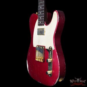 Fender Custom Shop Kyle McMillin Masterbuilt 1959 HS Telecaster Brazilian Rosewood Neck Relic Candy Apple Red 7.80 LBS (US Only / No International Shipping) - Image 2
