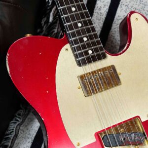 Fender Custom Shop Kyle McMillin Masterbuilt 1959 HS Telecaster Brazilian Rosewood Neck Relic Candy Apple Red 7.80 LBS (US Only / No International Shipping) - Image 8
