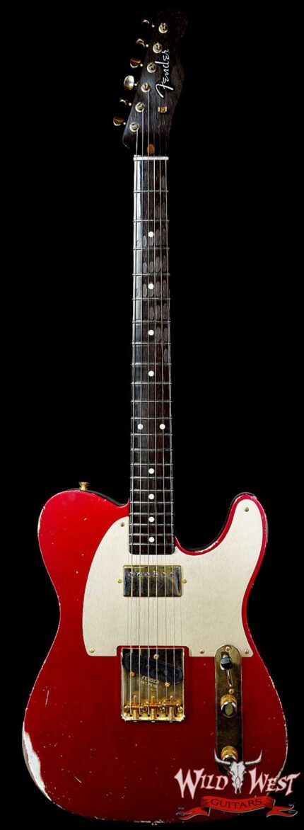 Fender Custom Shop Kyle McMillin Masterbuilt 1959 HS Telecaster Brazilian Rosewood Neck Relic Candy Apple Red 7.80 LBS (US Only / No International Shipping)