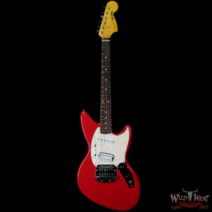 Fender Kurt Cobain Jag-Stang Rosewood Fingerboard Fiesta Red - Image 3