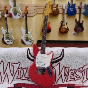 Fender Kurt Cobain Jag-Stang Rosewood Fingerboard Fiesta Red - Image 4
