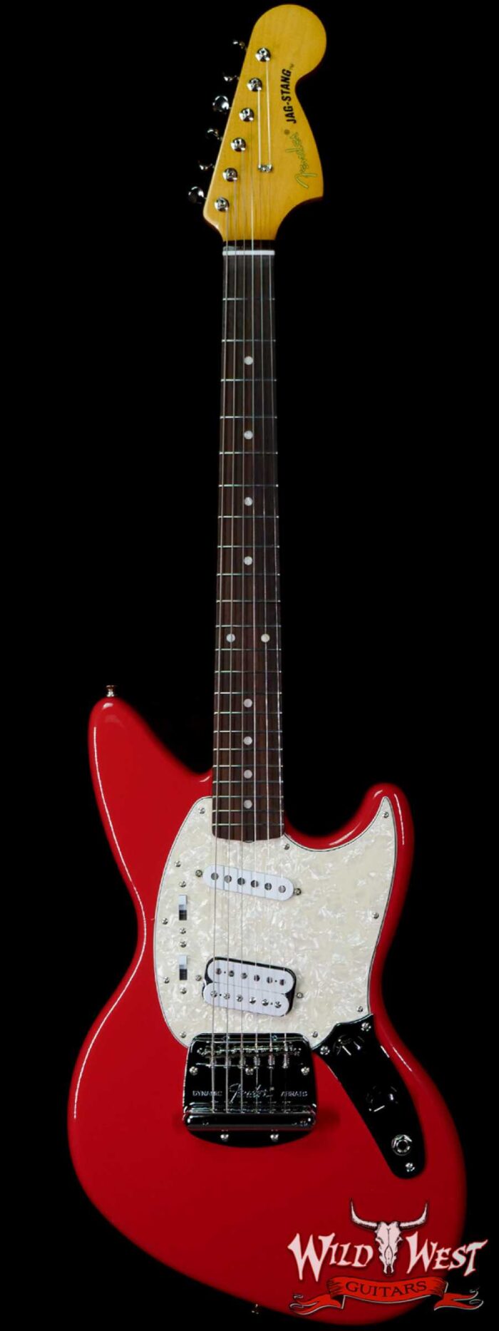 Fender Kurt Cobain Jag-Stang Rosewood Fingerboard Fiesta Red - Image 1