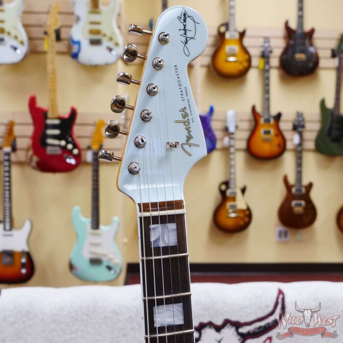 Fender Kenny Wayne Shepherd Stratocaster Rosewood Fingerboard Transparent Faded Sonic Blue - Image 6