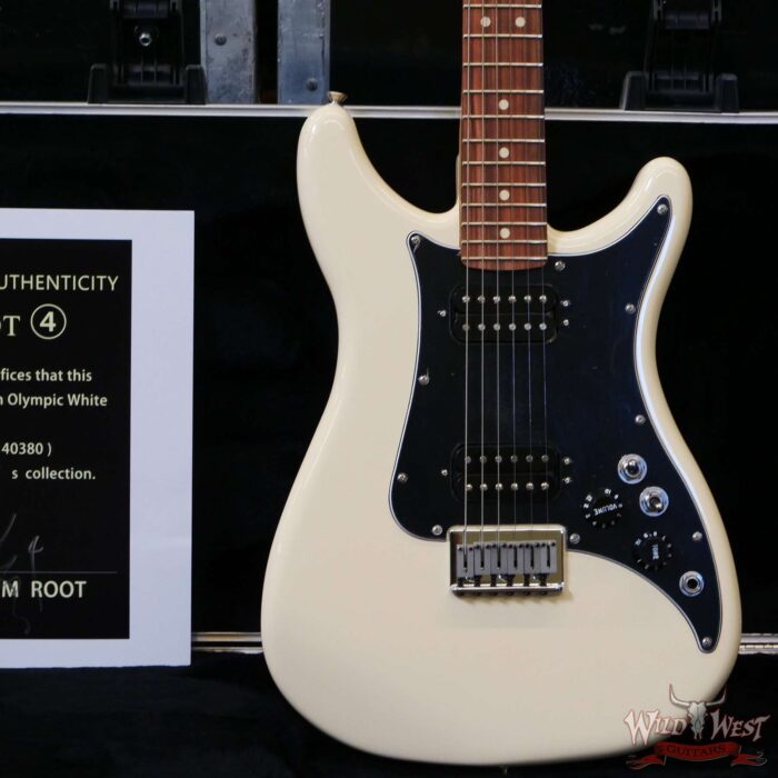 Jim Root Collection 2019 Fender Player Lead III Olympic White - Image 7