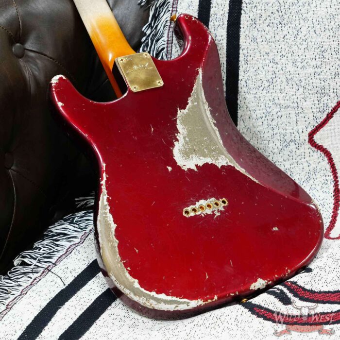 Fender Custom Shop Levi Perry Masterbuilt 1960 Stratocaster Brazilian Rosewood Board Heavy Relic Candy Apple Red with Gold Hardware 6.95 LBS (US Only / No International Shipping) - Image 15