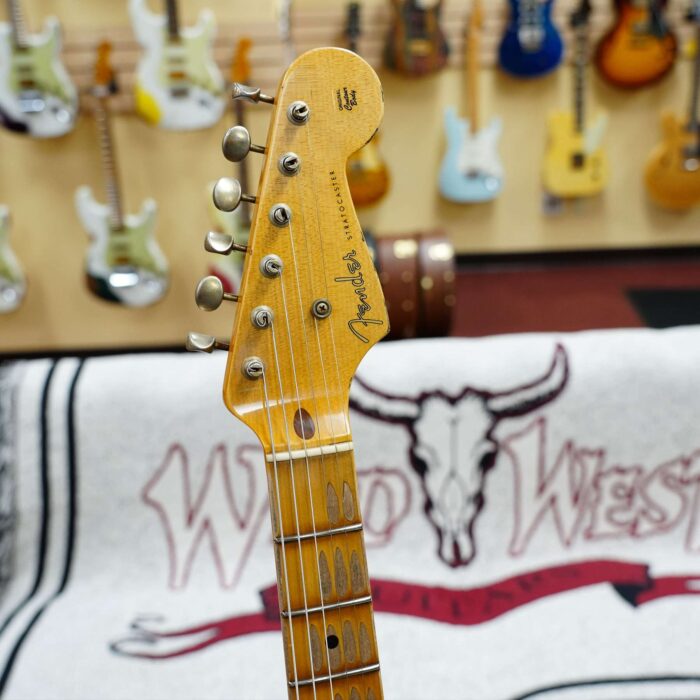 Fender Custom Shop Limited Edition 70th Anniversary 1954 Stratocaster Hardtail Relic Wide Fade 2 Tone Sunburst 6.90 LBS - Image 10