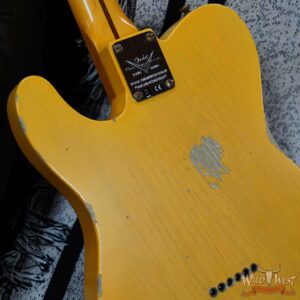 Fender Custom Shop Limited Edition 70th Anniversary Broadcaster (Telecaster) Relic Nocaster Blonde 7.30 LBS - Image 13