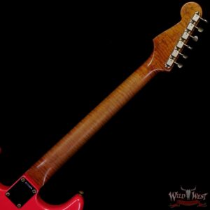 Fender Custom Shop Dennis Galuszka Masterbuilt Roasted 1959 Stratocaster Brazilian Rosewood Slab Board Hand-Wound PUs Journeyman Relic Faded Aged Fiesta Red - Image 5