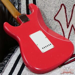 Fender Custom Shop Dennis Galuszka Masterbuilt Roasted 1959 Stratocaster Brazilian Rosewood Slab Board Hand-Wound PUs Journeyman Relic Faded Aged Fiesta Red - Image 13