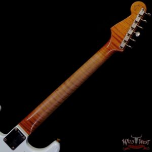 Fender Custom Shop Dennis Galuszka Masterbuilt Roasted 1959 Stratocaster Brazilian Rosewood Slab Board Hand-Wound PUs Journeyman Relic Faded Aged Sonic Blue - Image 5